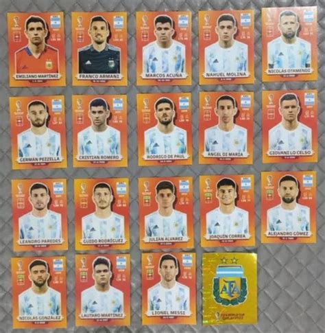 Figuritas Selección Argentina Completo Mundial Qatar 2022 en venta en