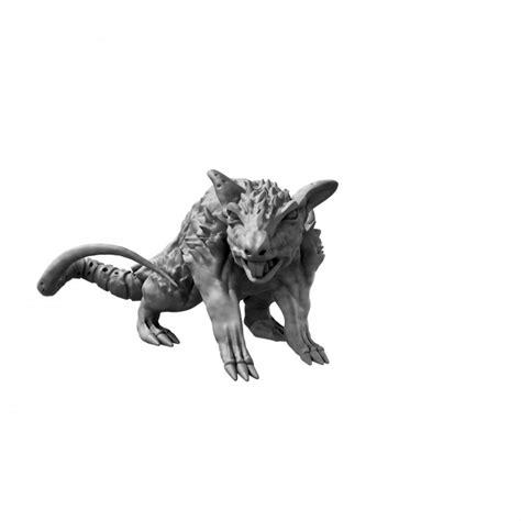 3d Printable Dnd Swarm Of Rats And Giant Dire Rats Resin Miniatures