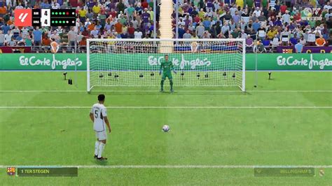 FC 24 PS4 Barcelona Vs Real Madrid Penalty Shootout YouTube