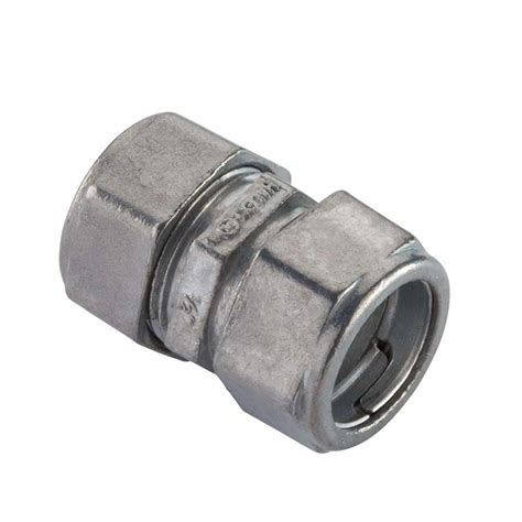 Halex 1 2 In Electrical Metallic Tube EMT Zinc Compression Coupling