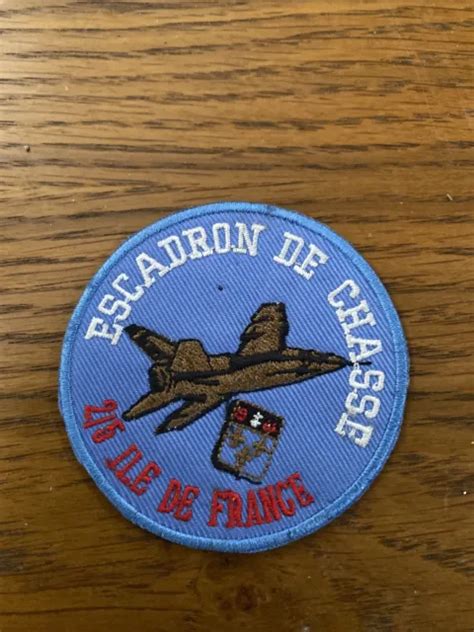 ANCIEN ECUSSON ESCADRON De Chasse 2 5 Ile De France Collection Vintage