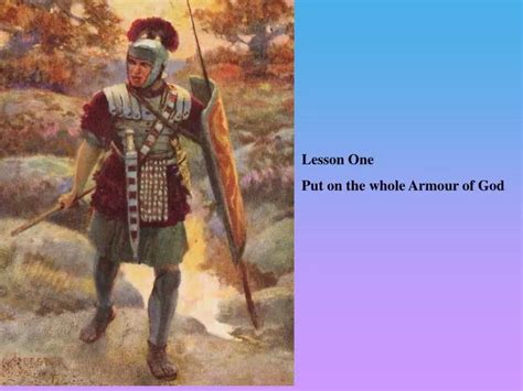 Ppt Lesson One Put On The Whole Armour Of God Powerpoint Presentation Id 1141324