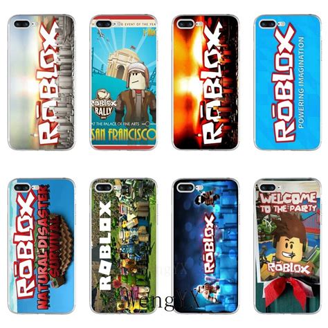 popular Game ROBLOX logo Slim silicone TPU Soft phone case For iPhone X ...