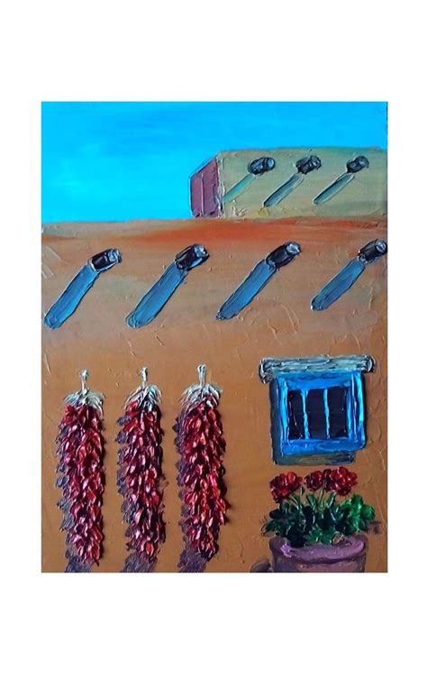 Taos Pueblo Painting Taos Art New Mexico Oil Painting Original - Etsy