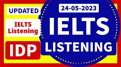 IELTS Listening Test IDP Cambridge Listening Test With Answers 720p