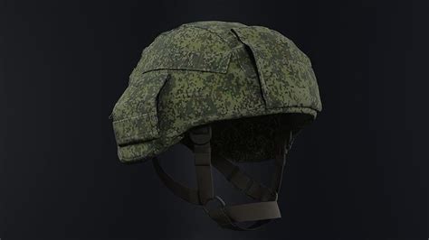 3d Model Russian 6b47 Ratnik Helmet With Cover Vr Ar Low Poly