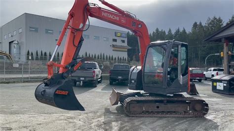 2014 Hitachi Zaxis 75 3 Excavator For Sale YouTube