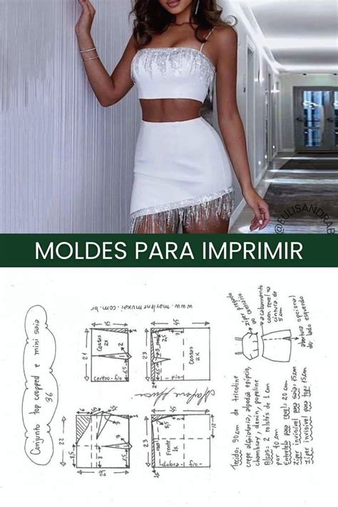 Melhores Modelos De Moldes Para Você Fazer E Arrasar Moldes De Roupas