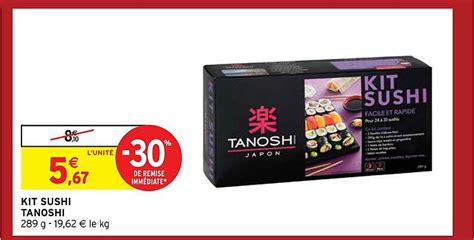 Promo Kit Sushi Tanoshi Chez Intermarch Hyper Icatalogue Fr