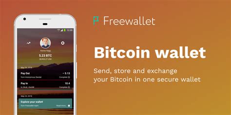 Bitcoin Wallet for iOS and Android | Your smart BTC treasury | Freewallet