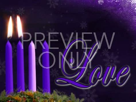 Advent Love Candle Still | Vertical Hold Media | WorshipHouse Media