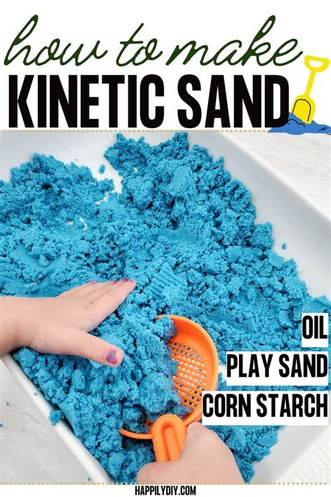 How To Make Your Own Kinetic Sand Kinetic Sand Homemade Kinetic Sand