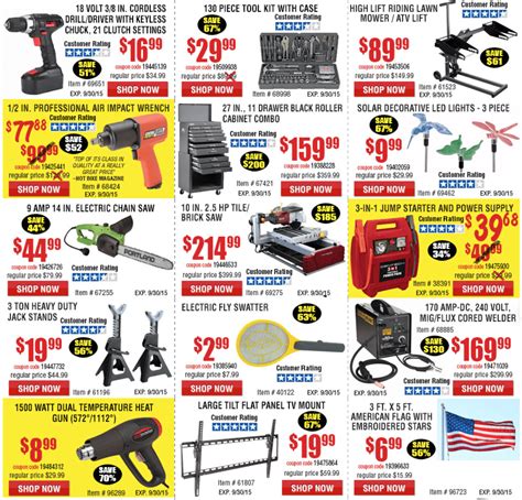 Harbor Freight Tools Labor Day Sale 2016 | BlackerFriday.com