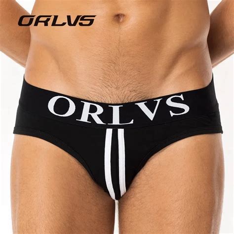 Orlvs Brand Mens Sexy Briefs Underwear Men G String Thong Tanga Exotic