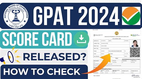 Gpat Score Card 2024 How To Check Gpat Score Card 2024 Mahir