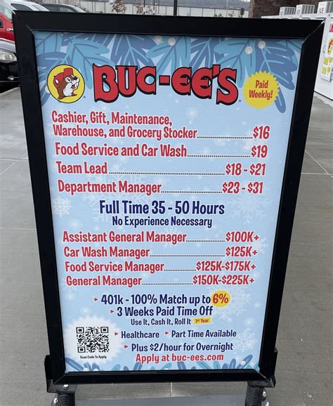 Hourly And Salary Wages For Buc Ees Convenience Store Chain R