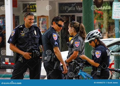 Santa Fe Police editorial image. Image of helmet, bicycle - 44446575