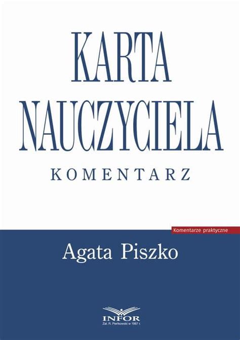 Ebook Karta Nauczyciela Komentarz Agata Piszko Ksi Ka Cena I