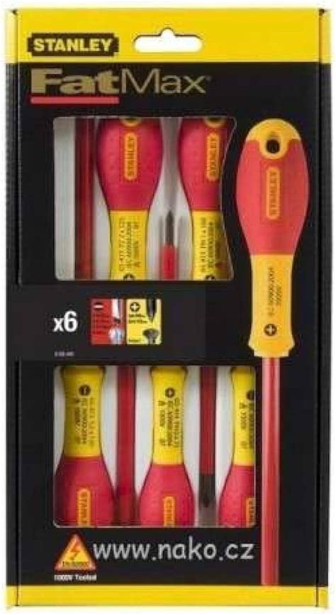 Stanley Diy Tool Screwdriver Set Pcs Sl Pz Insulated Vde