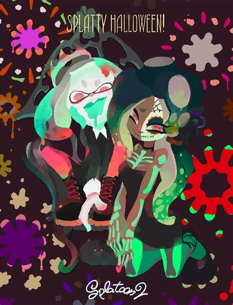 Splatoon 2 Happy Halloween Official Art Alv