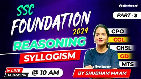 Reasoning Syllogism Class Part 3 SSC Reasoning Classes 2024 SSC