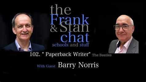 Frank And Stan Chat No102 The Barry Norris Returns Edition Youtube