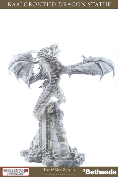 The Elder Scrolls Online Kaalgrontiid Dragon Statue By Gaming Heads