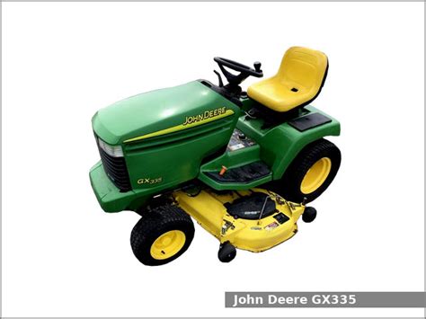 John Deere Gx335 Garden Tractor Review And Specs Tractor Specs