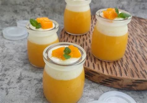 Resep Puding Mangga Vla Susu Oleh Liha Ummu Maryam Cookpad