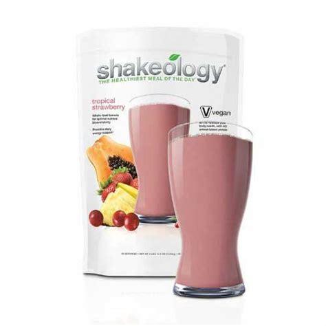 Tropical Strawberry Vegan Shakeology® 30 Serving Bag Canada