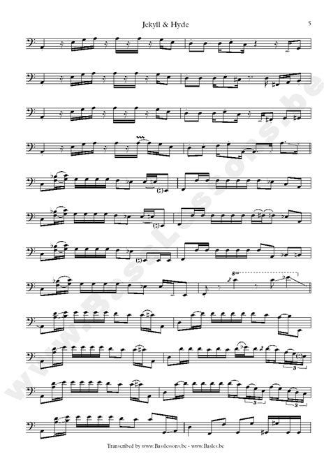 Marcus Miller - Jekyll & Hyde | Bass Transcription | Marcus Miller