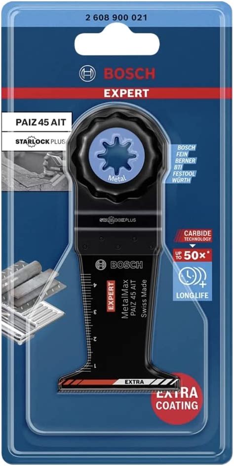 Bosch Professional 1x Sägeblatt Expert MetalMax PAIZ 45 AIT für Stahl