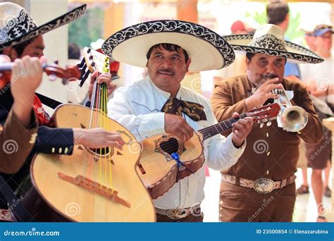 Mariachi band in Mexico editorial stock image. Image of street - 23500854