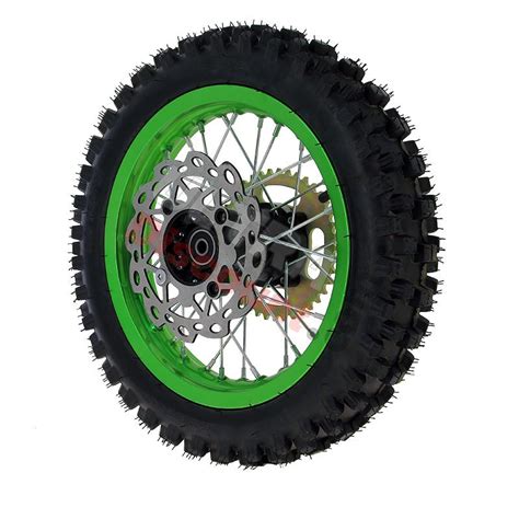 Full Rear Wheel For Dirt Bike Agb Green Wheels Complete Dirt