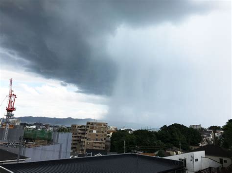 7月9日のゲリラ豪雨の境目の動画や雨関連の写真【枚方フォト】 枚方つーしん