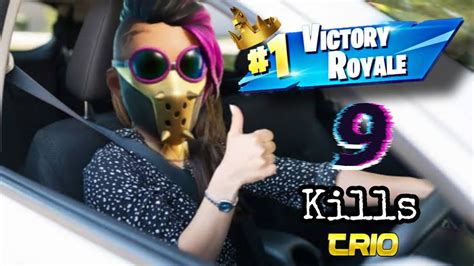 Fui O Uber Da Partida Vit Ria Coroada Fortnite Youtube