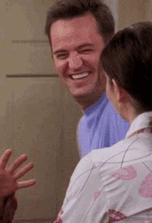 Chandler Bing Smile Gif GIFs | Tenor