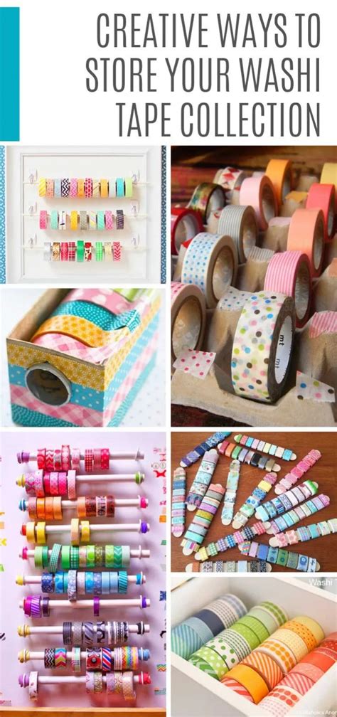 20 Diy Washi Tape Storage Ideas You Need To Control Your Stash