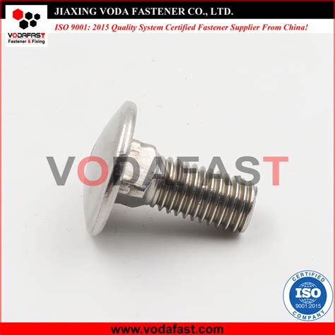 Vodafast DIN 603 Carriange Bolt Stainless Steel China Bolt And