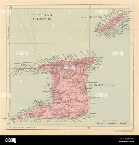 Trinidad Tobago Map Hi Res Stock Photography And Images Alamy