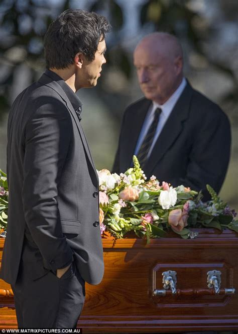 James Stewart Sad At Home And Away Characters Funeral Daily Mail Online