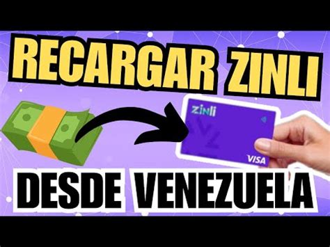 CÓMO PARA RECARGAR ZINLI DESDE VENEZUELA Y OTROS PAISES TUTORIAL