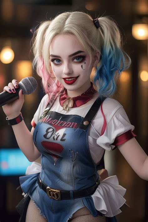 Harley Quinn Singing by Franpoisonivy on DeviantArt