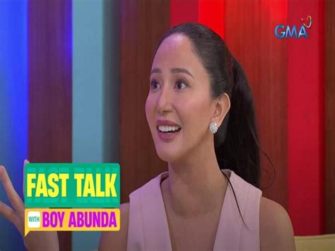 Fast Talk With Boy Abunda Katrina Halili Talks About Living In El Nido