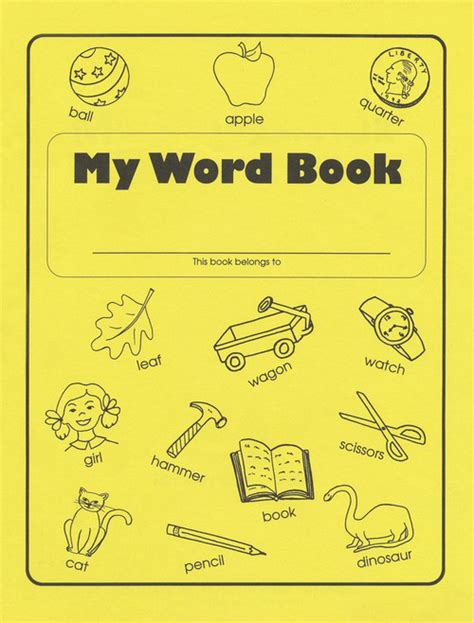 My Word Book Grades K 1 Classroom Resource Center