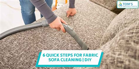 Quick Steps For Fabric Sofa Cleaning Do It Yourself Clean Sofa