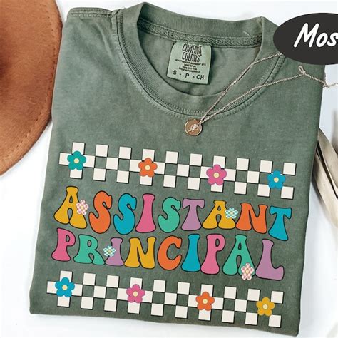 Assistant Principal Shirt Comfort Colors Etsy