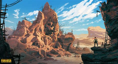 Sylvain Sarrailh Portfolio - Furiosa : The animation concept art temple