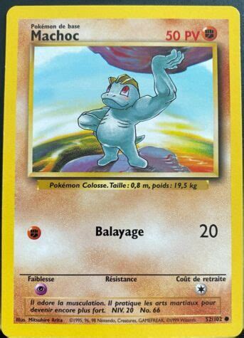 Machoc 52 102 Set De Base Carte Pokemon