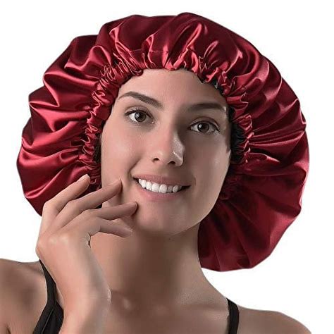 YANIBEST Silk Bonnet For Sleeping Satin Bonnet Hair Bonnets For Black